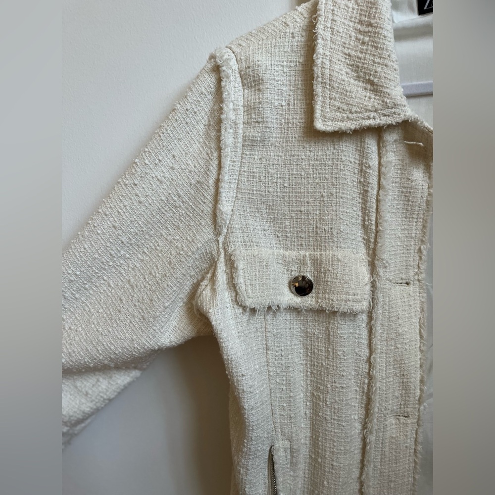 Cream Zara Jacket